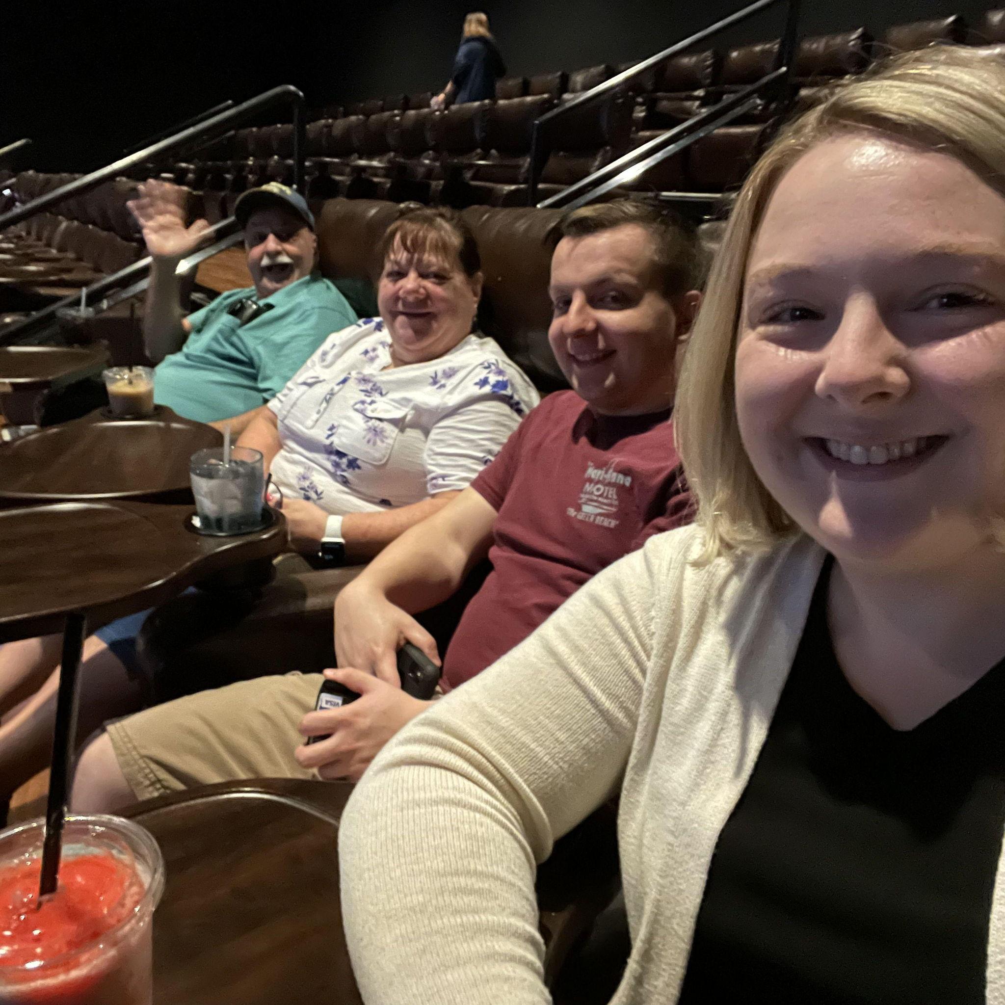 Dan, Deb, Marty & Erika, Alamo Theatre - November, 2021