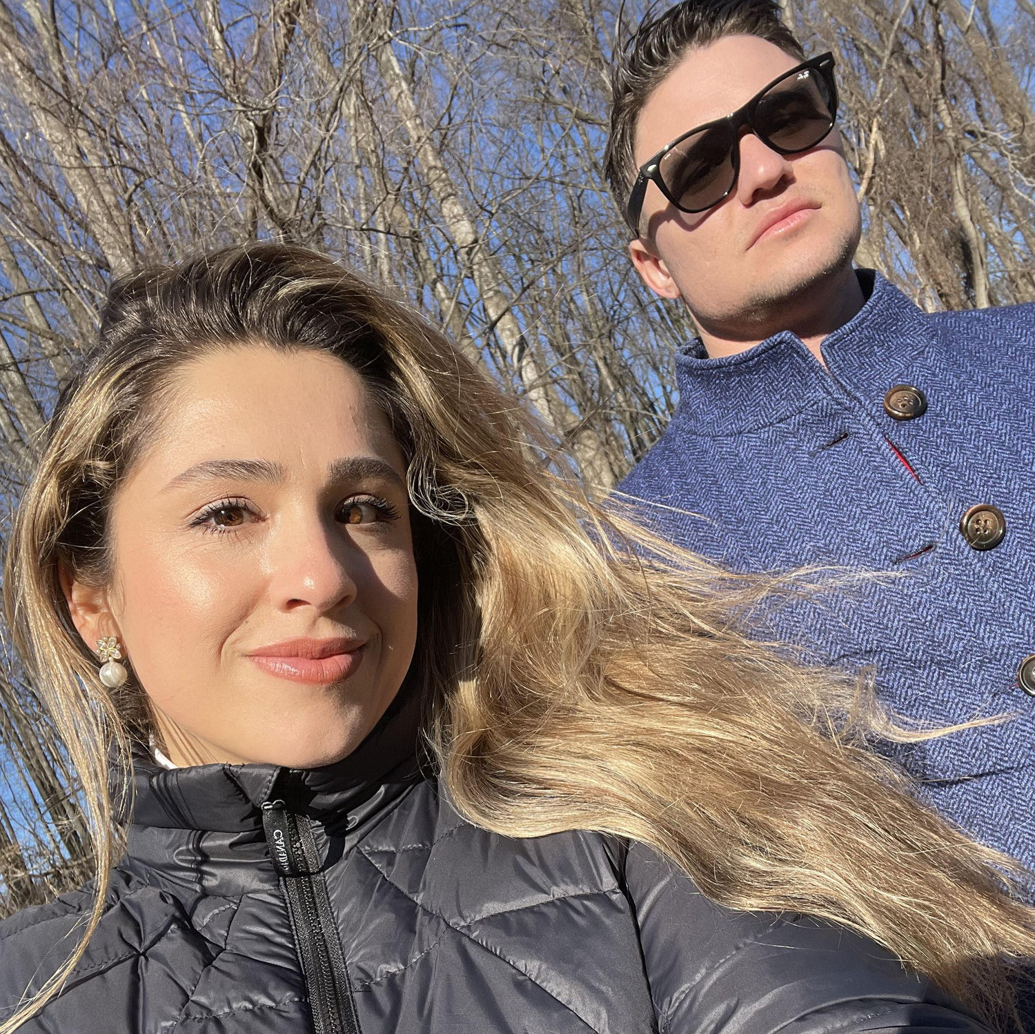 This was Christmas morning. We were beached whales on the side of the road because Chris forgot to gas his car. As if we could be any more late than we already were, haha!