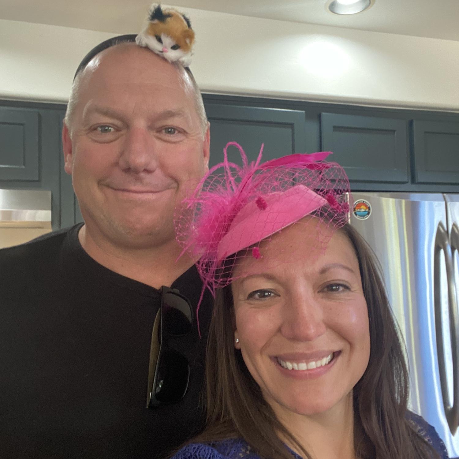 Kicking off the annual Derby party at our place