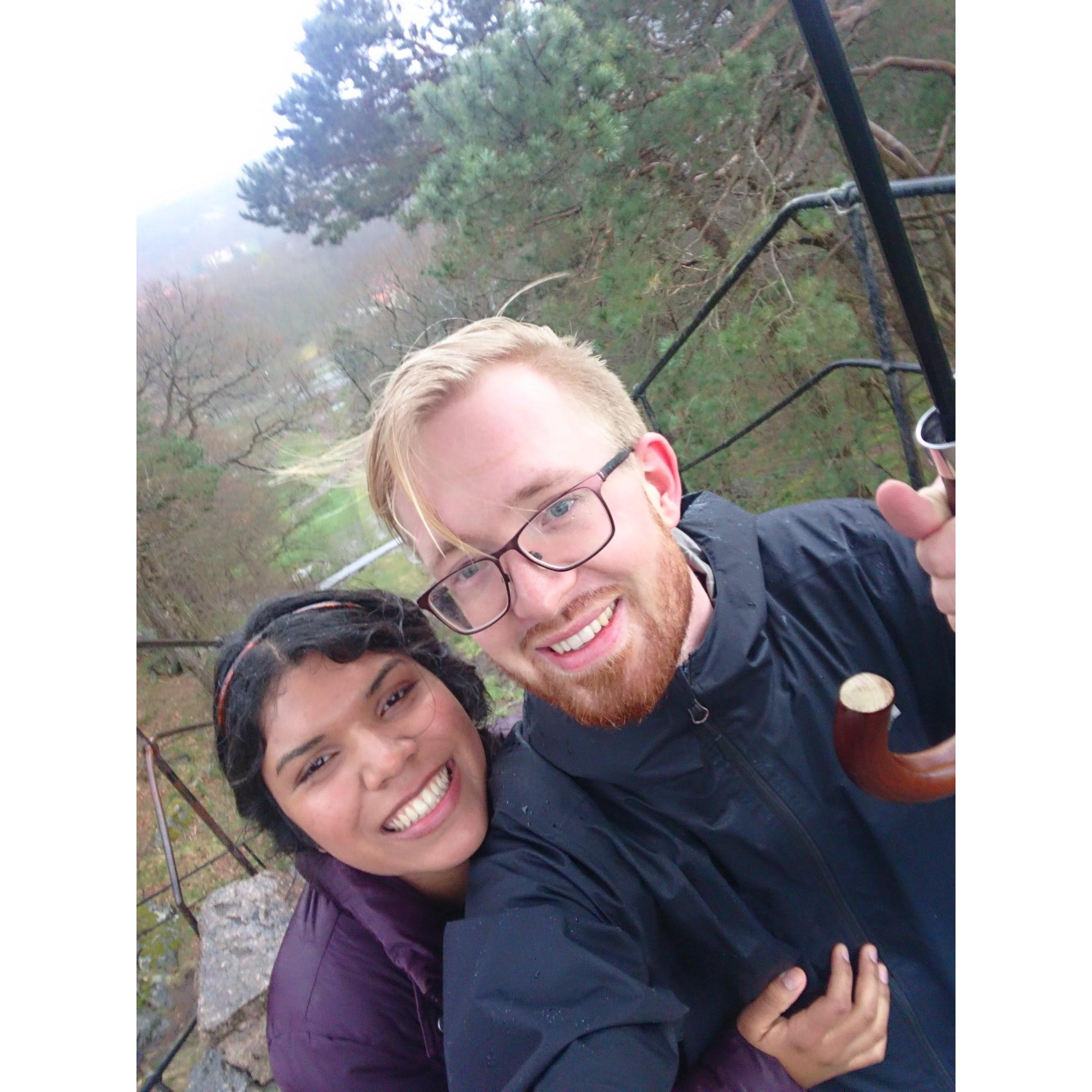 Spring 2018. Jess and Johan take a walk in Gothenburg, Sweden and end up climbing an old ski track.