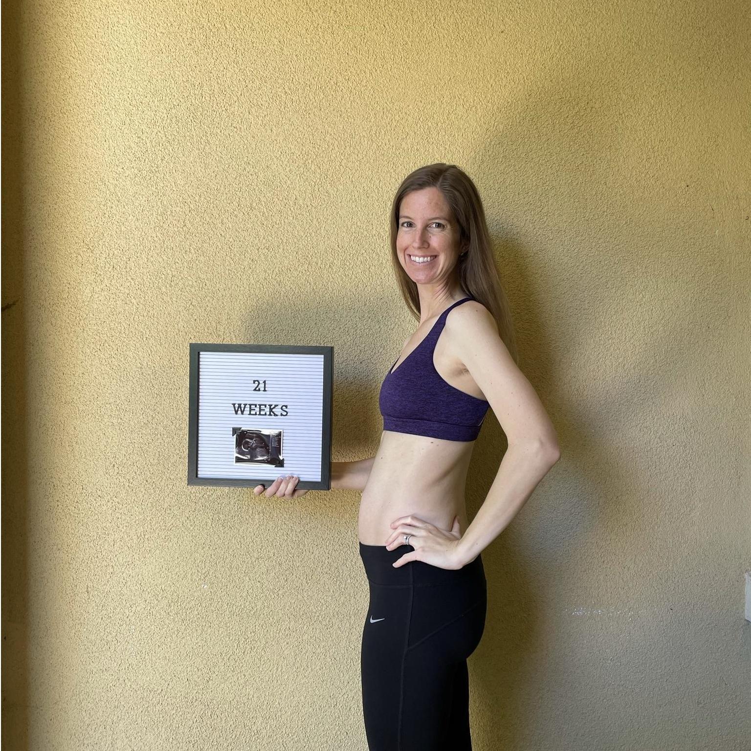 21 Weeks: The little guys is now as long as a carrot!