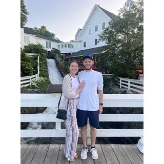 Our Favorite Photo Spot at Mill Falls <3