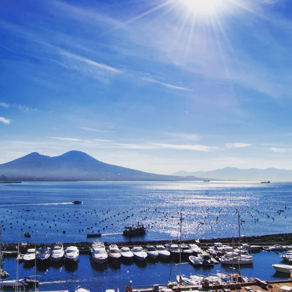 A perfect day at the Naples harbor, right before he proposed!