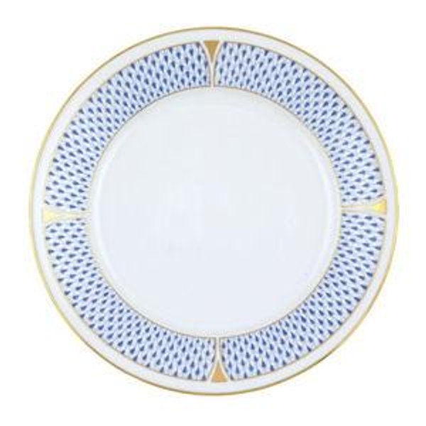Art Deco Blue Dinner Plate by Herend - The League Shop Grosse Pointe