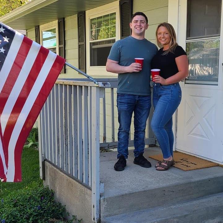 May 2021: Gracie & Dylan moved into their house!