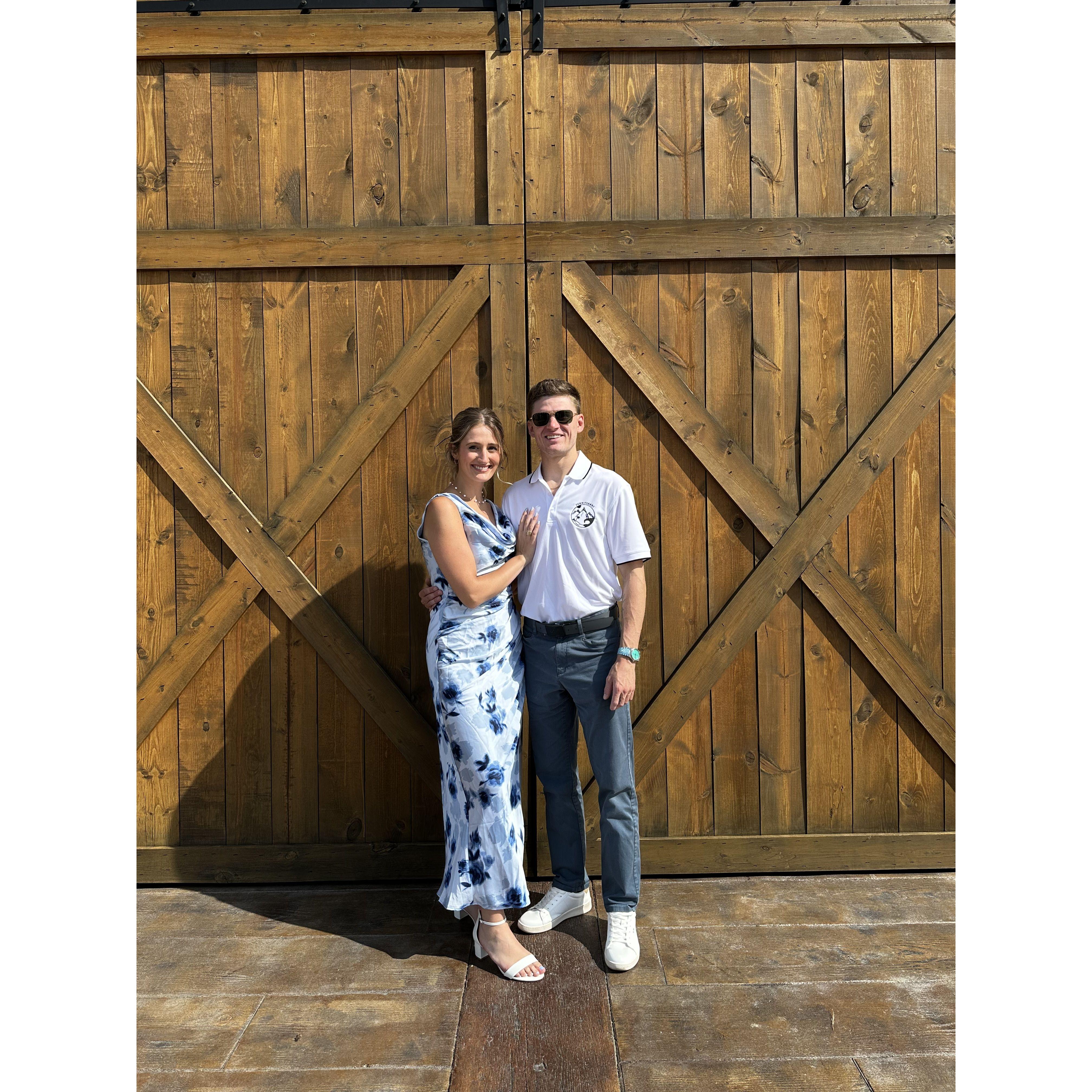 First time attending a wedding together!