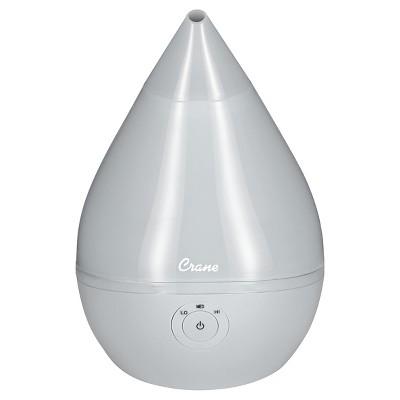 Crane Droplet Ultrasonic Cool Mist Humidifier - Gray