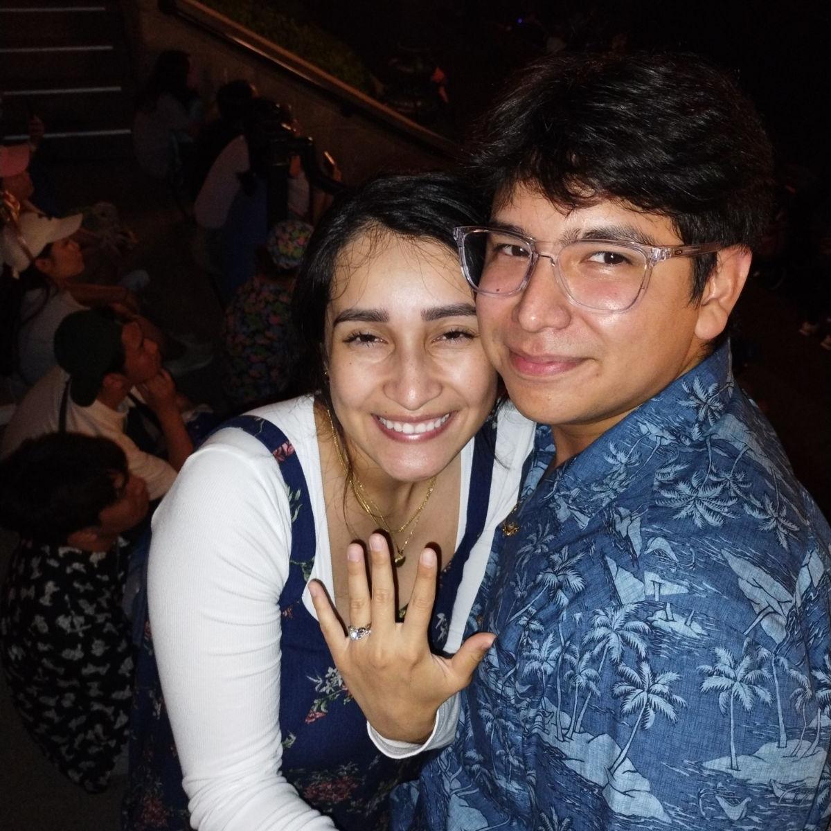 The proposal at Disneyland during the fireworks show (8/14/24)