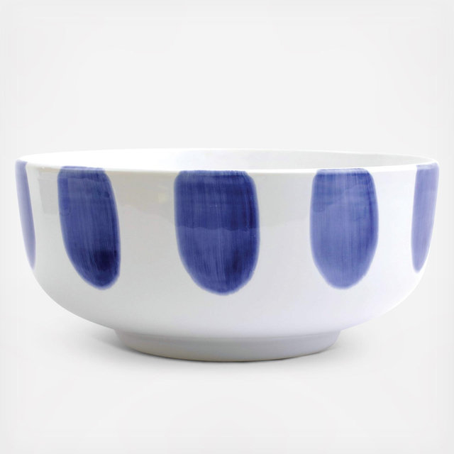 Viva By Vietri, Santorini Dot Large Footed Serving Bowl | Zola