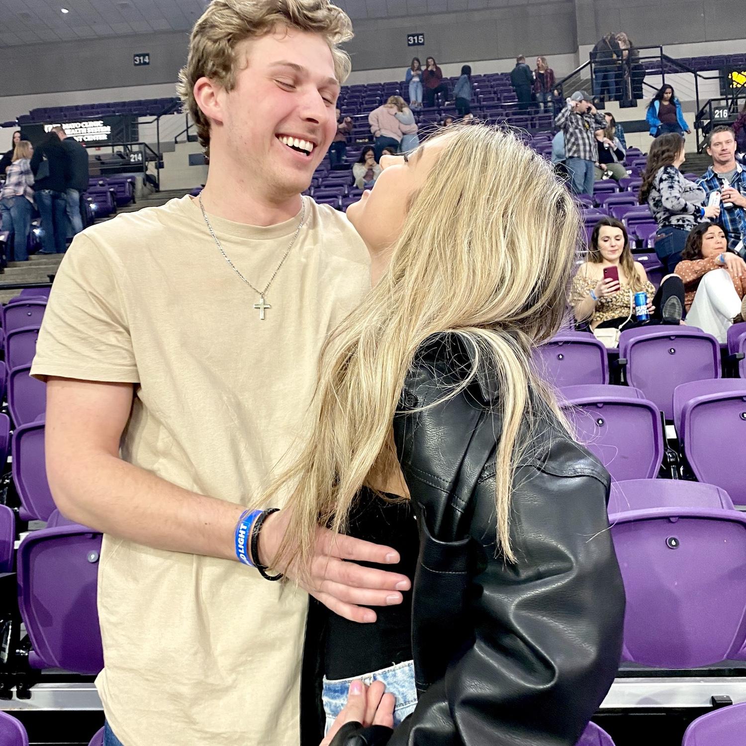 One of our 1st of many country concerts together!