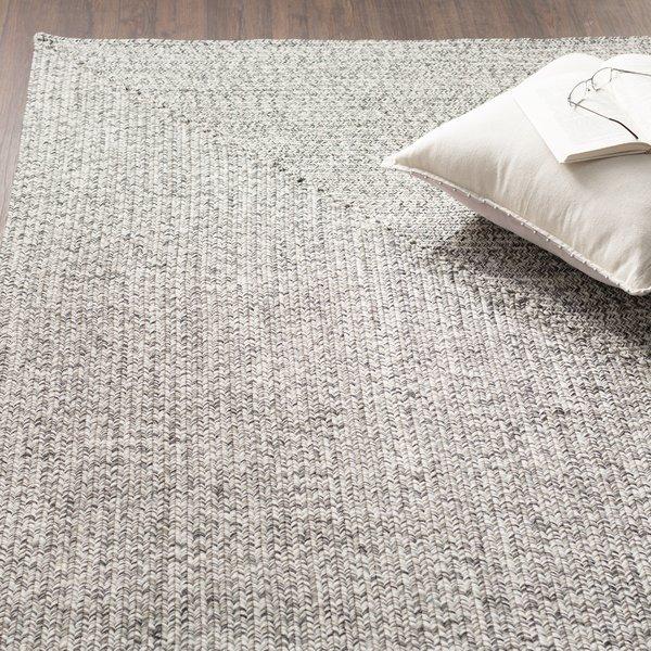 Kulpmont Hand-Braided Gray Area Rug
