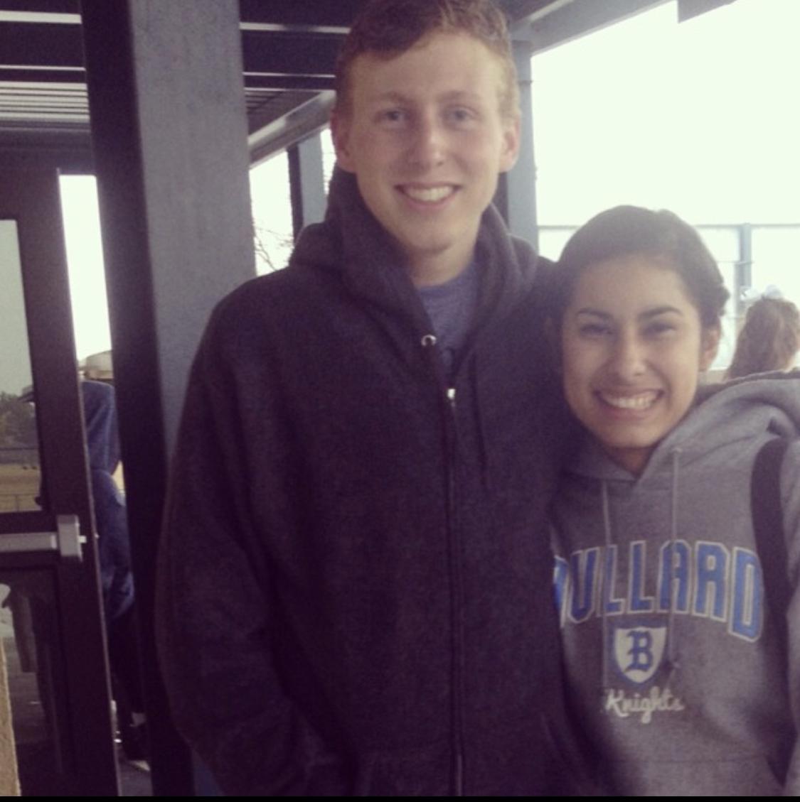 Our first picture as couple. (2014)