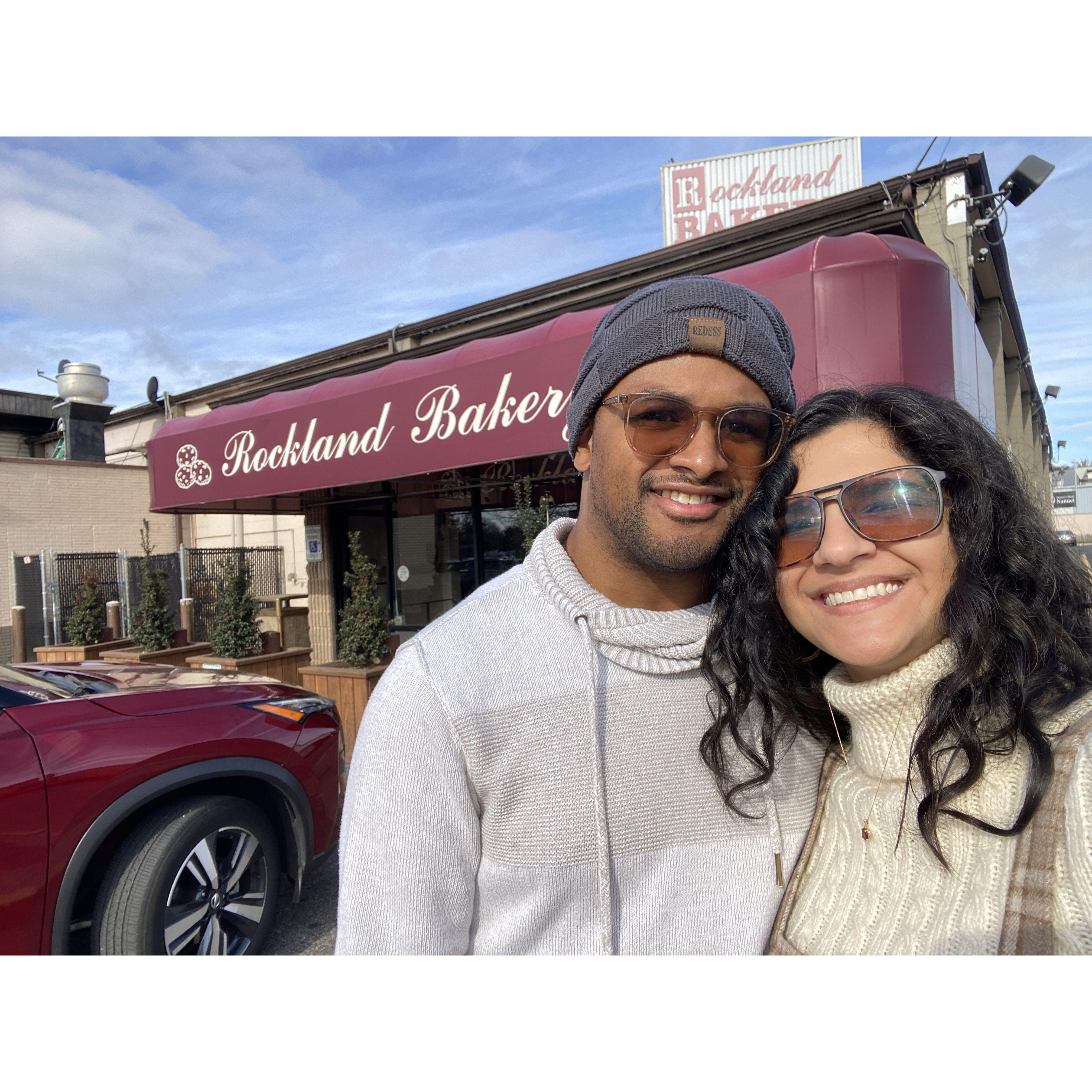 Shireen took Andrew to a Rockland County, NY staple.