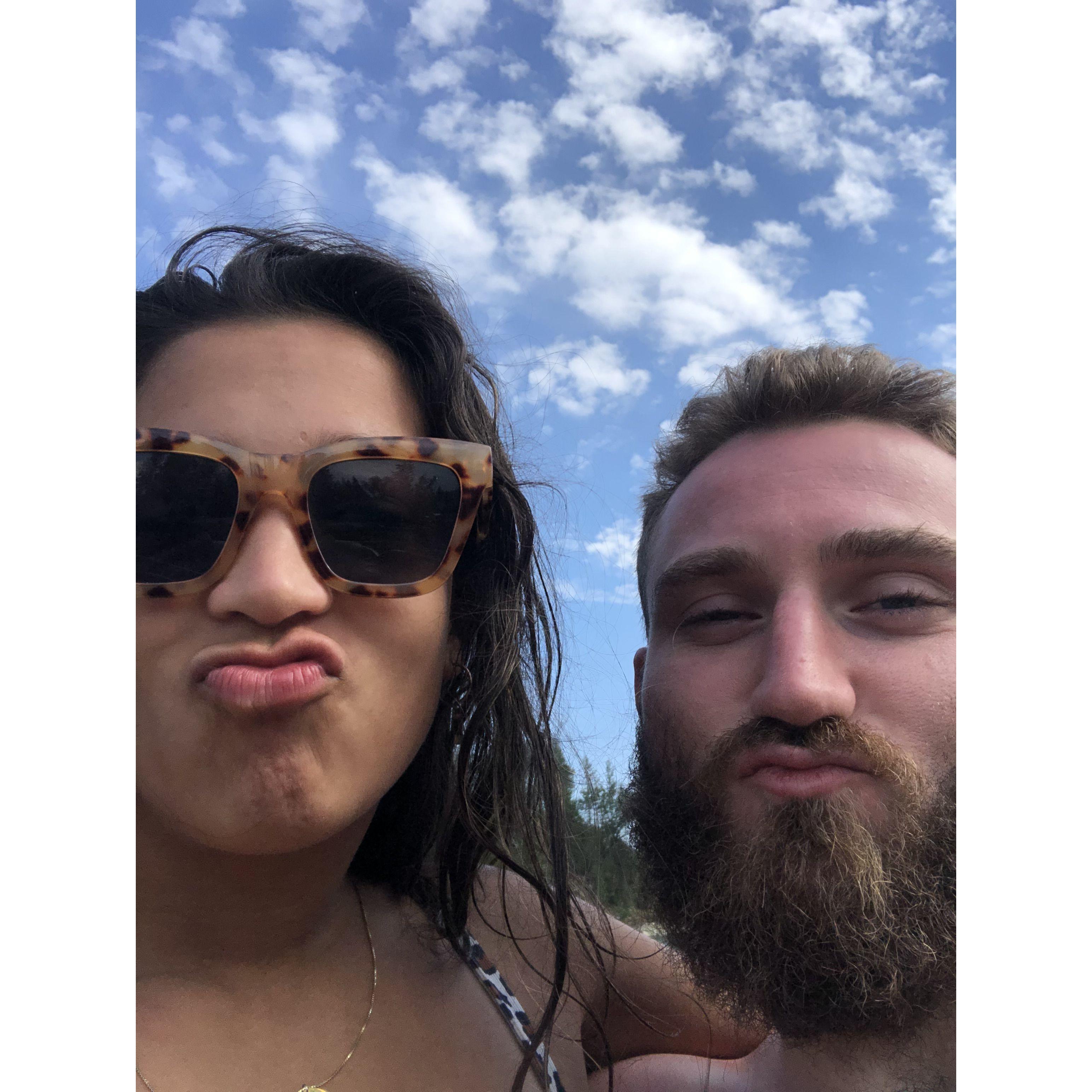 July 18th, 2022 - Wake surfing at Bass Lake