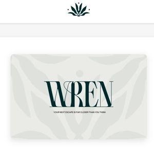 Wren Spa Gift Card