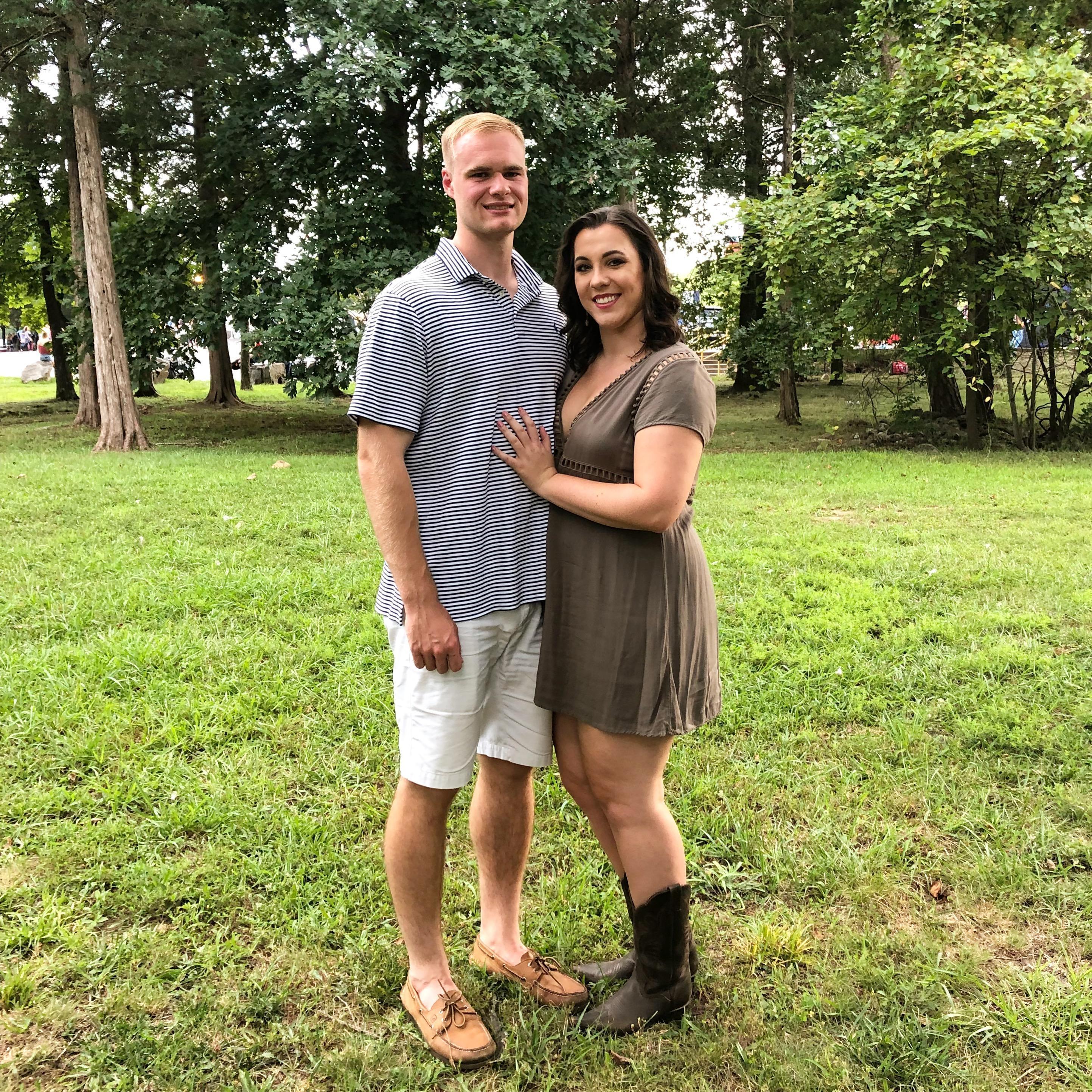 One of our favorite summer hobbies is attending country concerts together.