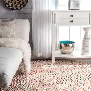 Hand Braided Tammara Round Area Rug