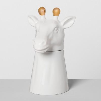 Giraffe Ceramic Cookie Jar White - Opalhouse™