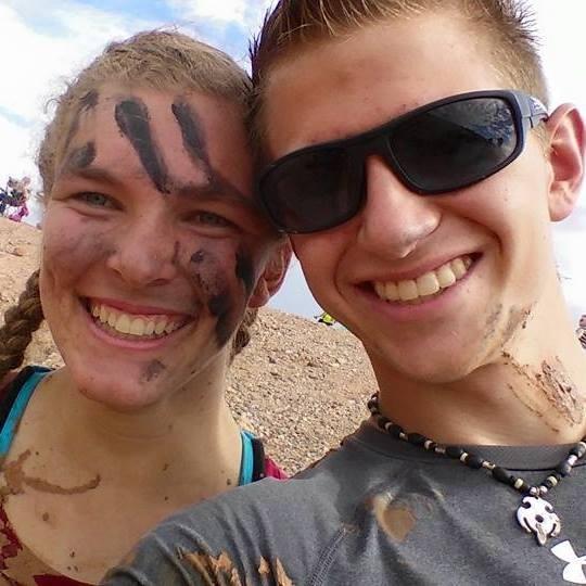 Marisa's first Tough Mudder! (She still managed to get him muddy though!)