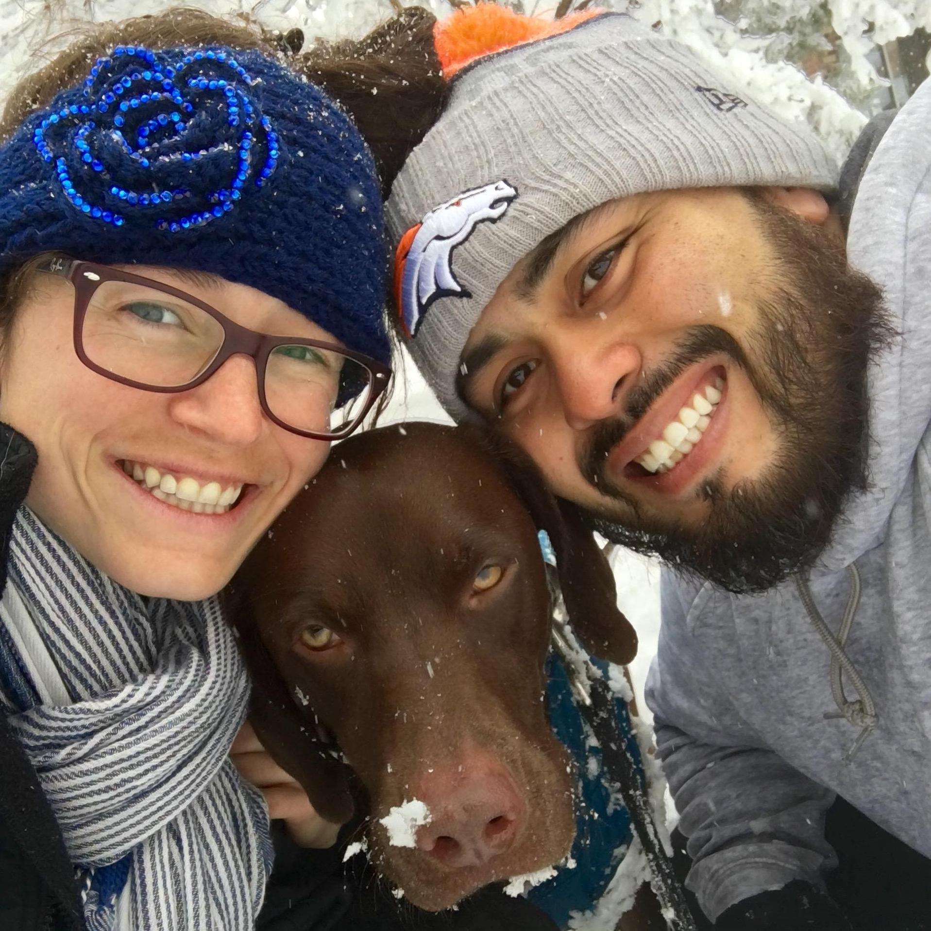 We LOVE the snow & getting to play with Soter in the snow is one of our all time favorite pass times!