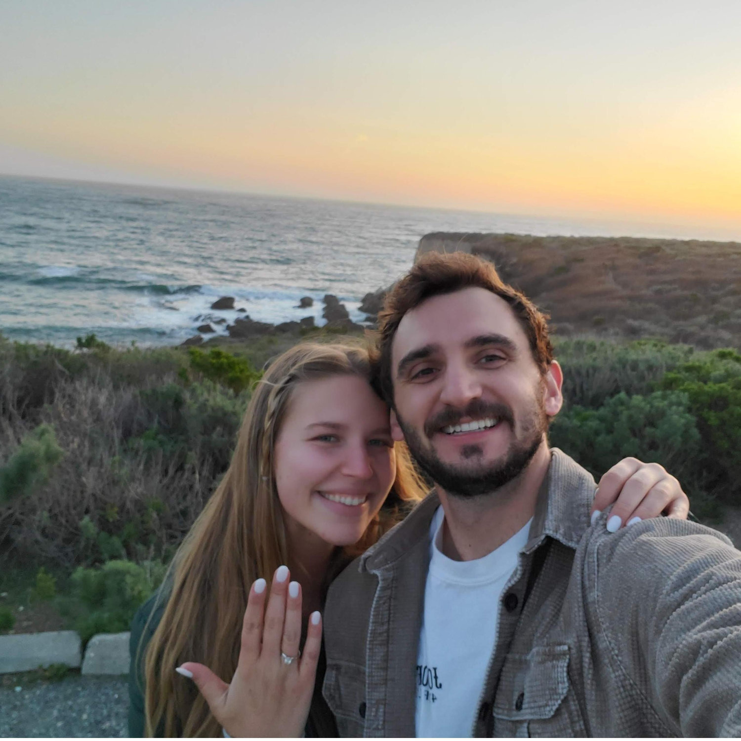 Right after Joe proposed!