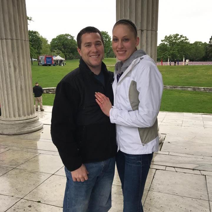 When we got engaged!