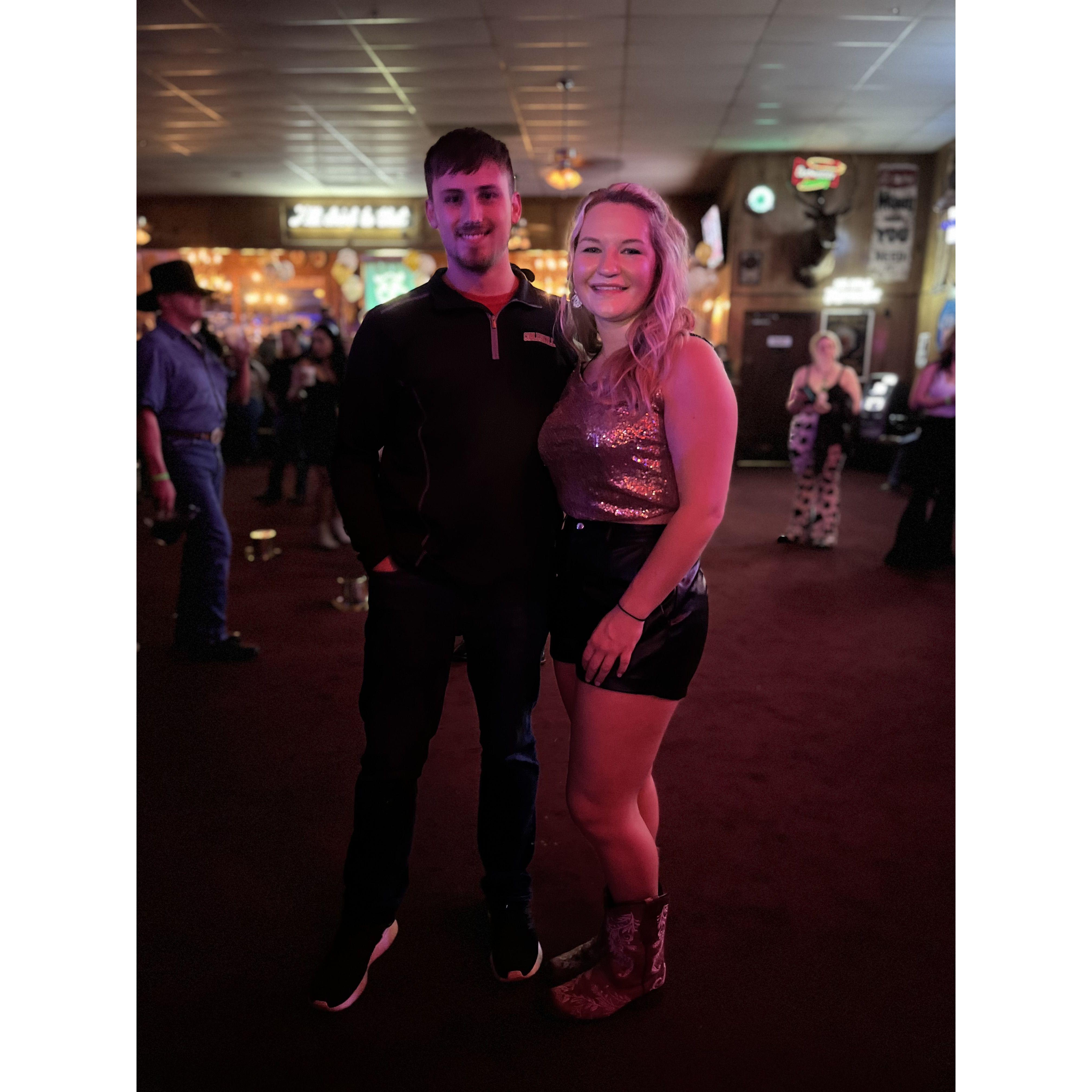 Our first picture together, New Years Eve 2021