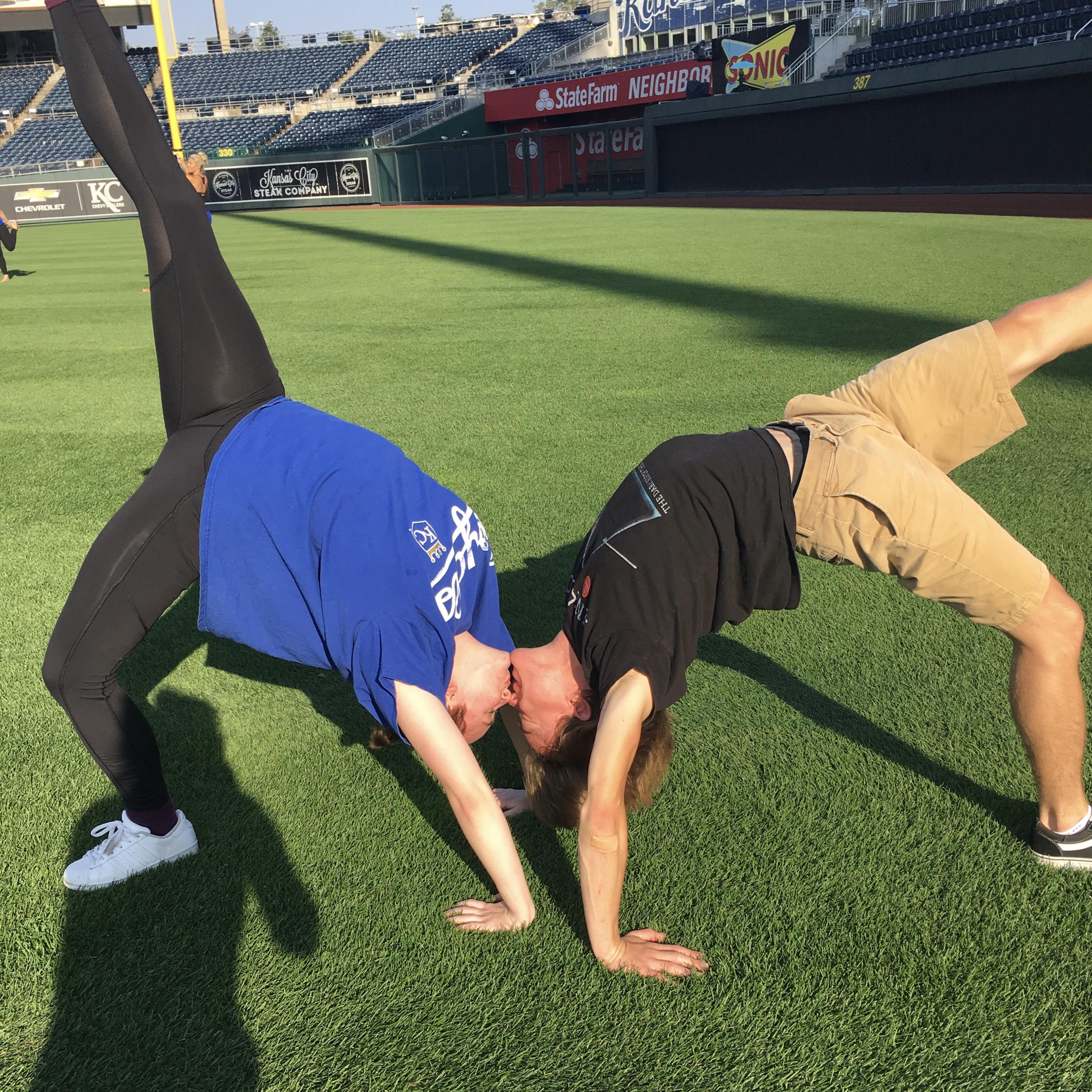 A couple of yogis!