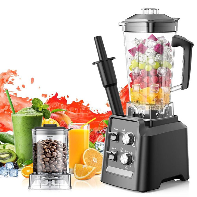 Blender, Blender for Smoothies with 20Oz. Grinder, Blenders for Kitchen, Ice Crushing, Frozen Fruits, Self-Cleaning, Speed Adjustable, Pink