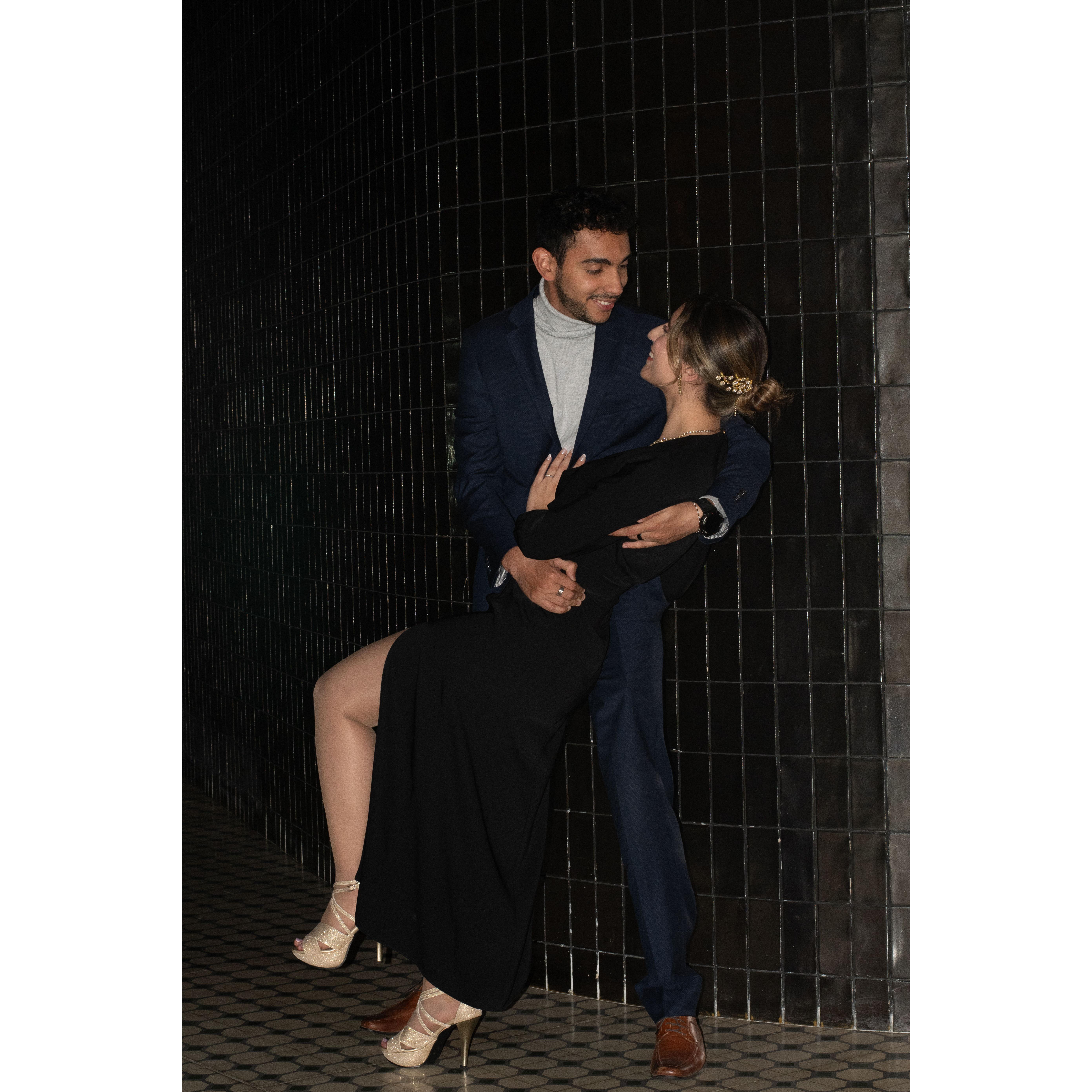 Este día celebramos por primera vez con ambas familias juntas