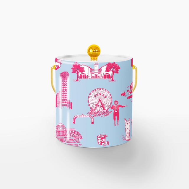 Katie Kime Dallas Toile Ice Bucket