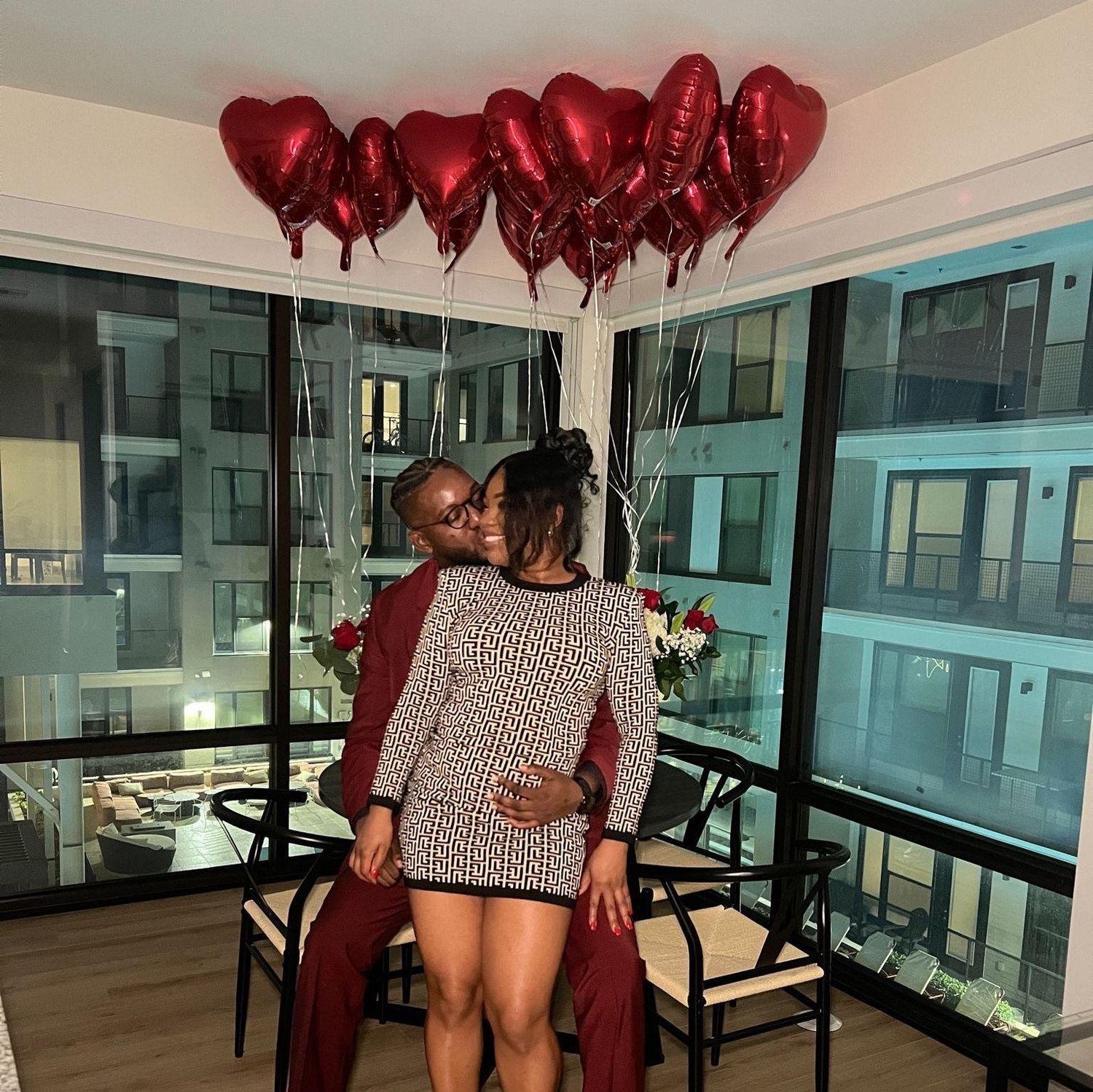 He makes everyday feel like Valentines but our first Valentine's Day together still had to be special.