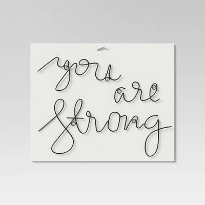 &#39;You Are Strong&#39; Wall Decal Black - Project 62&#8482;