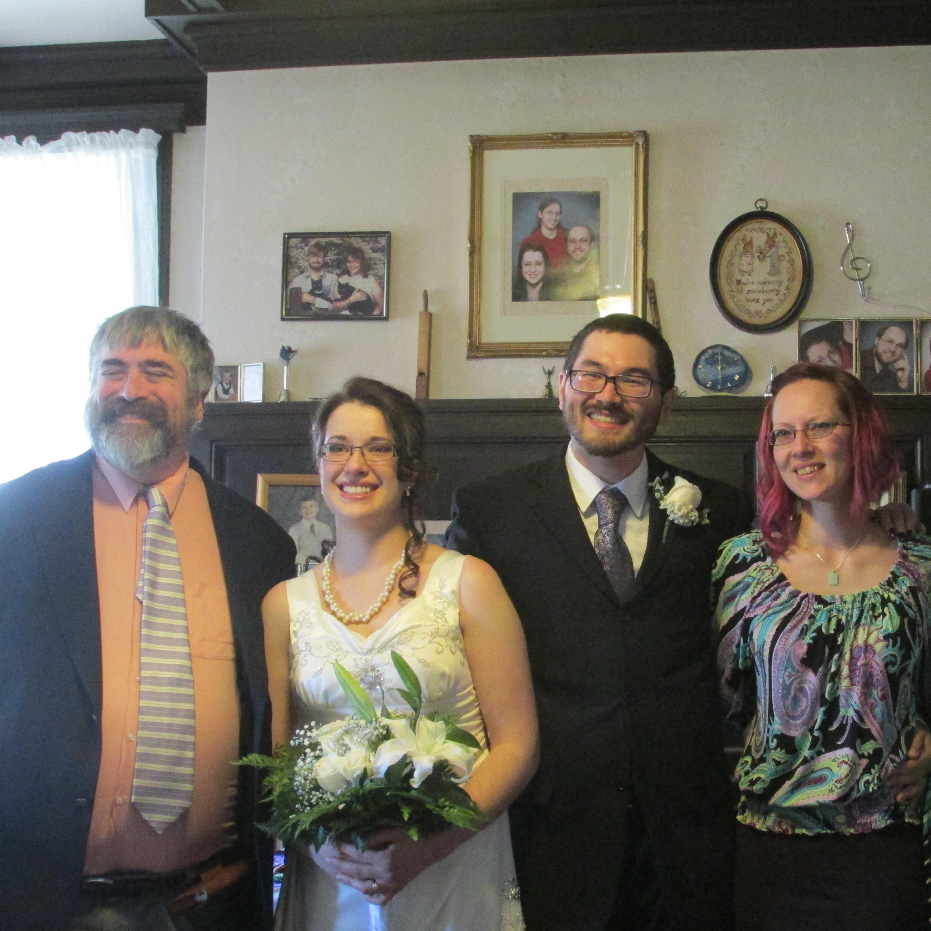 Anthony and Mary Geraci's wedding! Their son is our godchild!