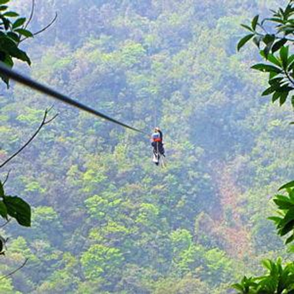 Ziplining
