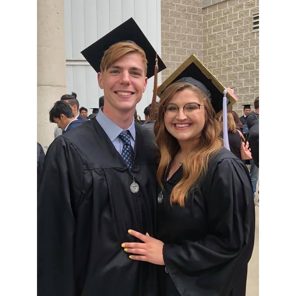 Graduation from St. Ambrose, where we met.