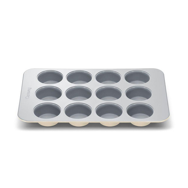 Caraway Non-Stick Ceramic Muffin Tin, Cream