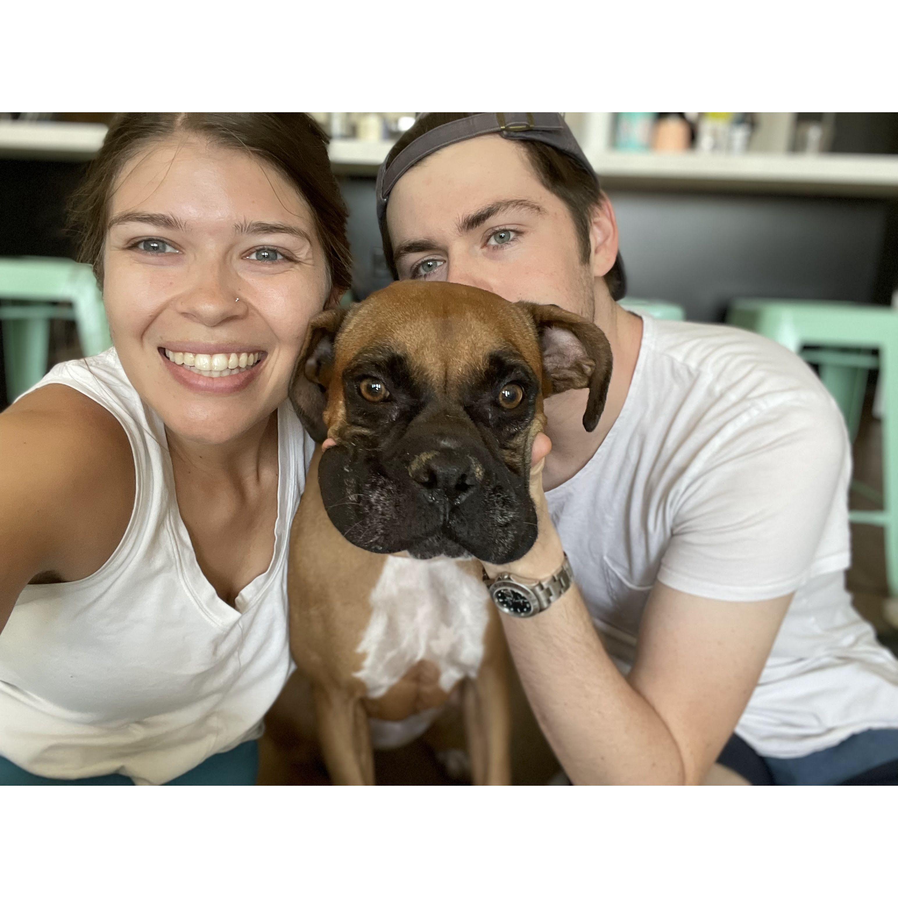 The day we got our Peachy girl August 2021