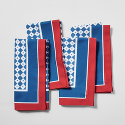 Sur La Table Bretagne Tile Napkins, Set of 4