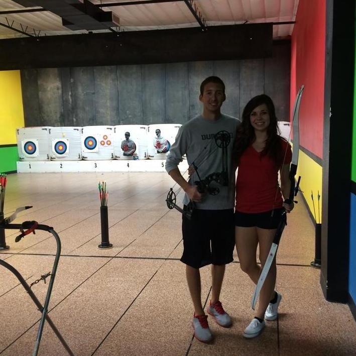 Learning how to shoot a bow & arrow! 2014