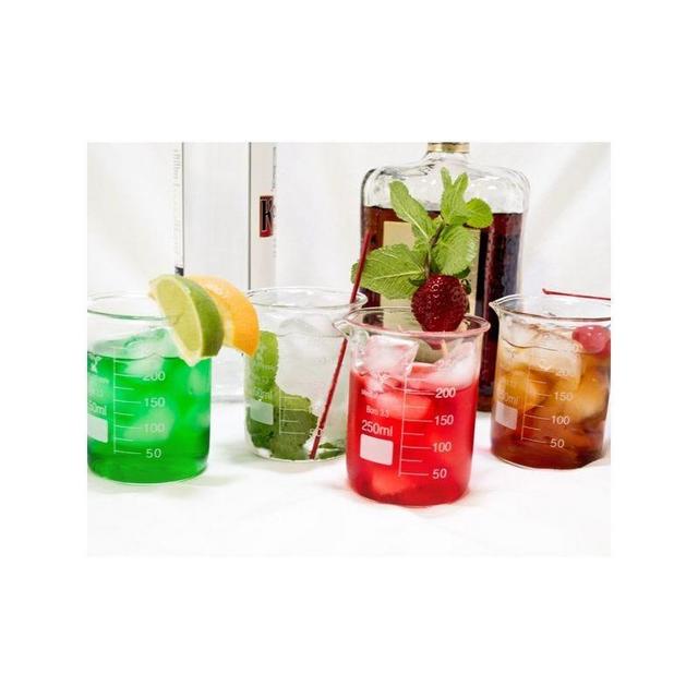 10 piece Chemistry Bar Beaker Cocktail Glass Set