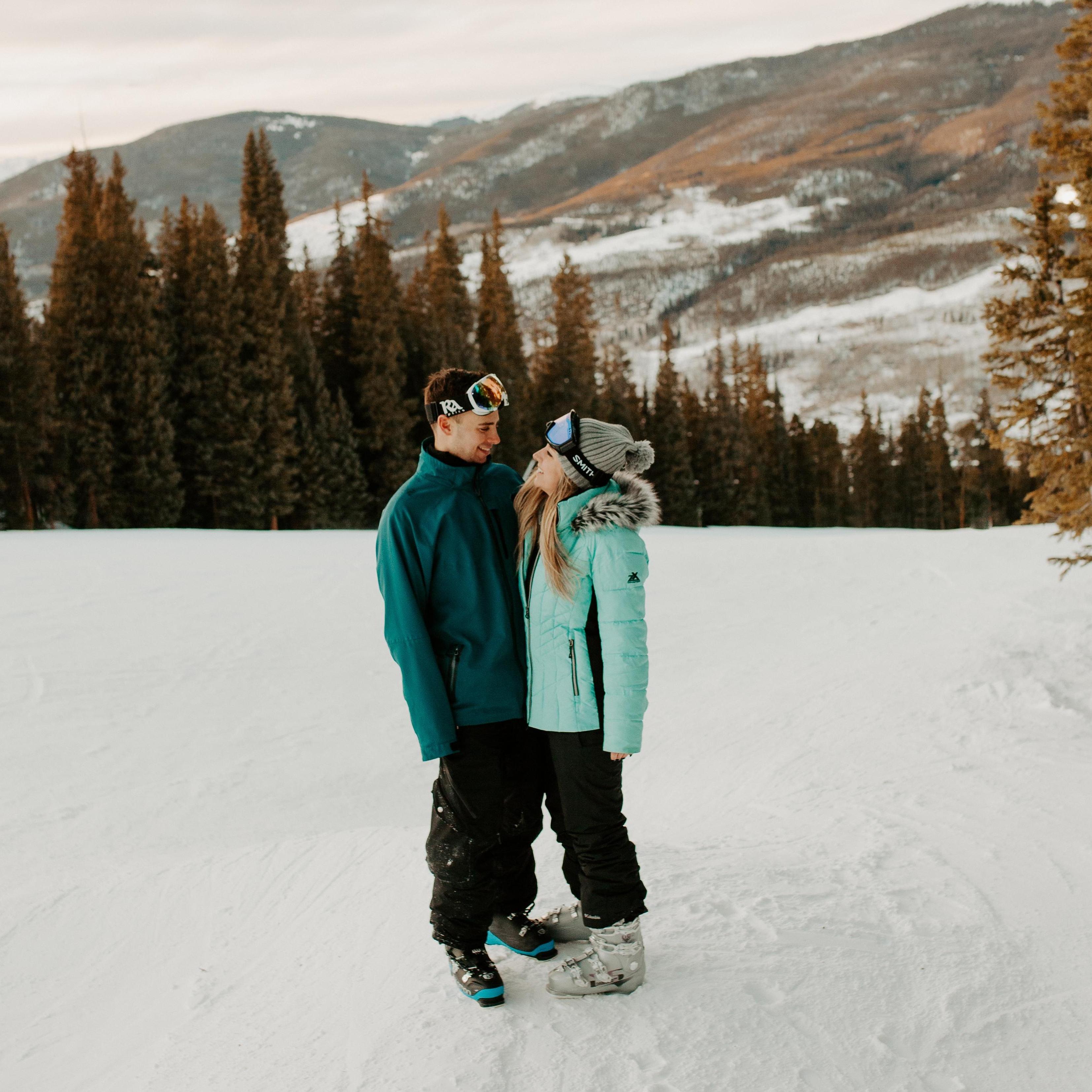 Just hours of being engaged & SO happy.