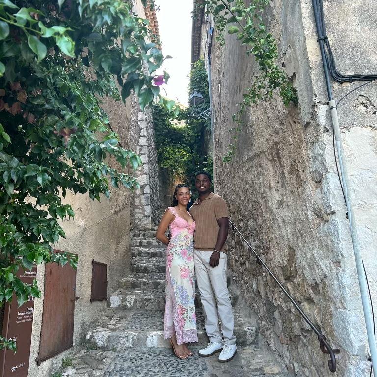 Taken a few minutes before Ryan popped the question in St. Paul de Vence.