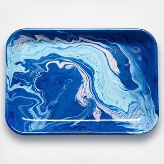 Multi Swirl Rectangular Tray