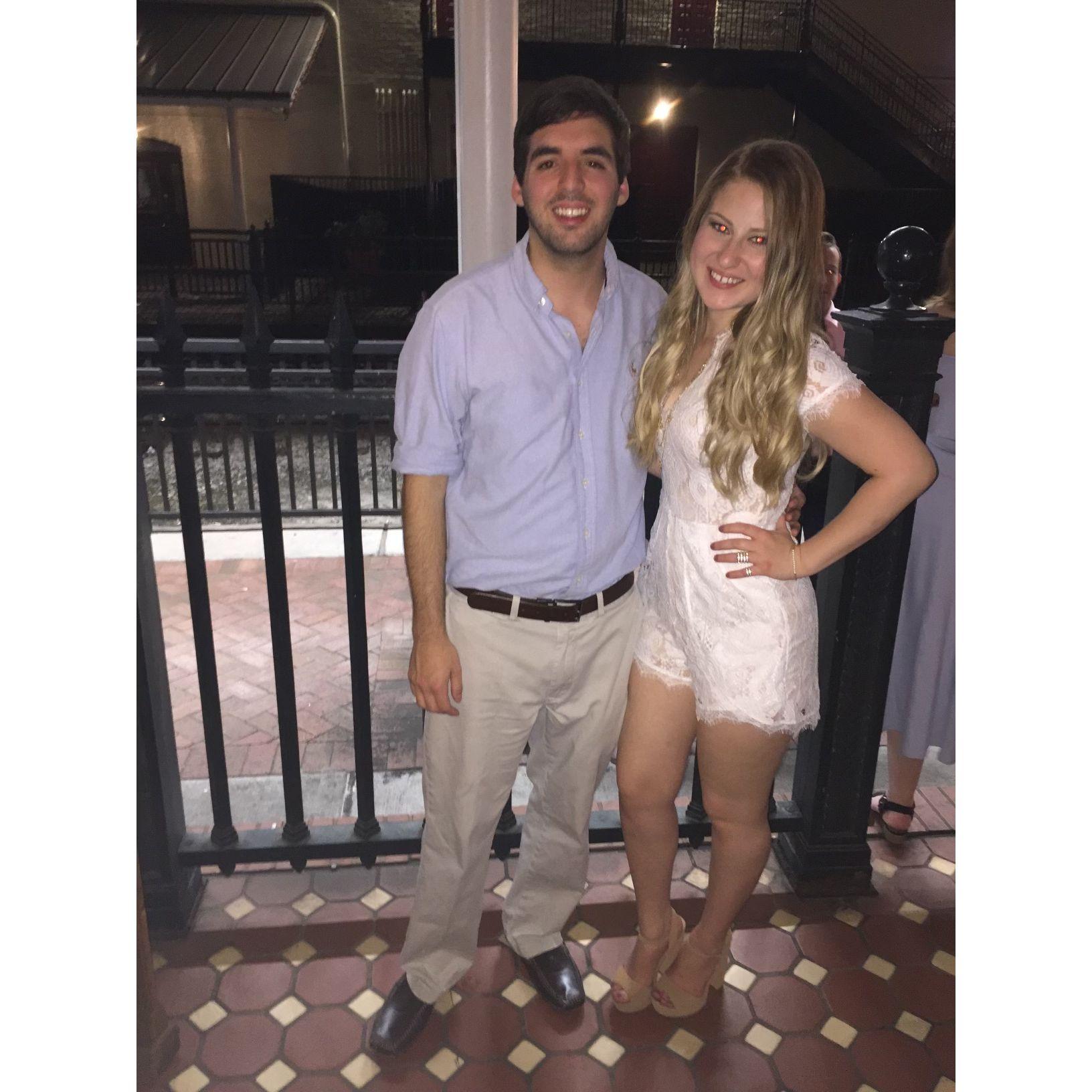 Our first date in College!