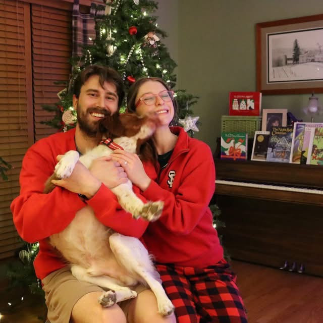 Louie is not photogenic at Christmas specifically. 2025