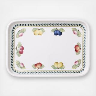 French Garden Rectangular Serving Plate/Lid