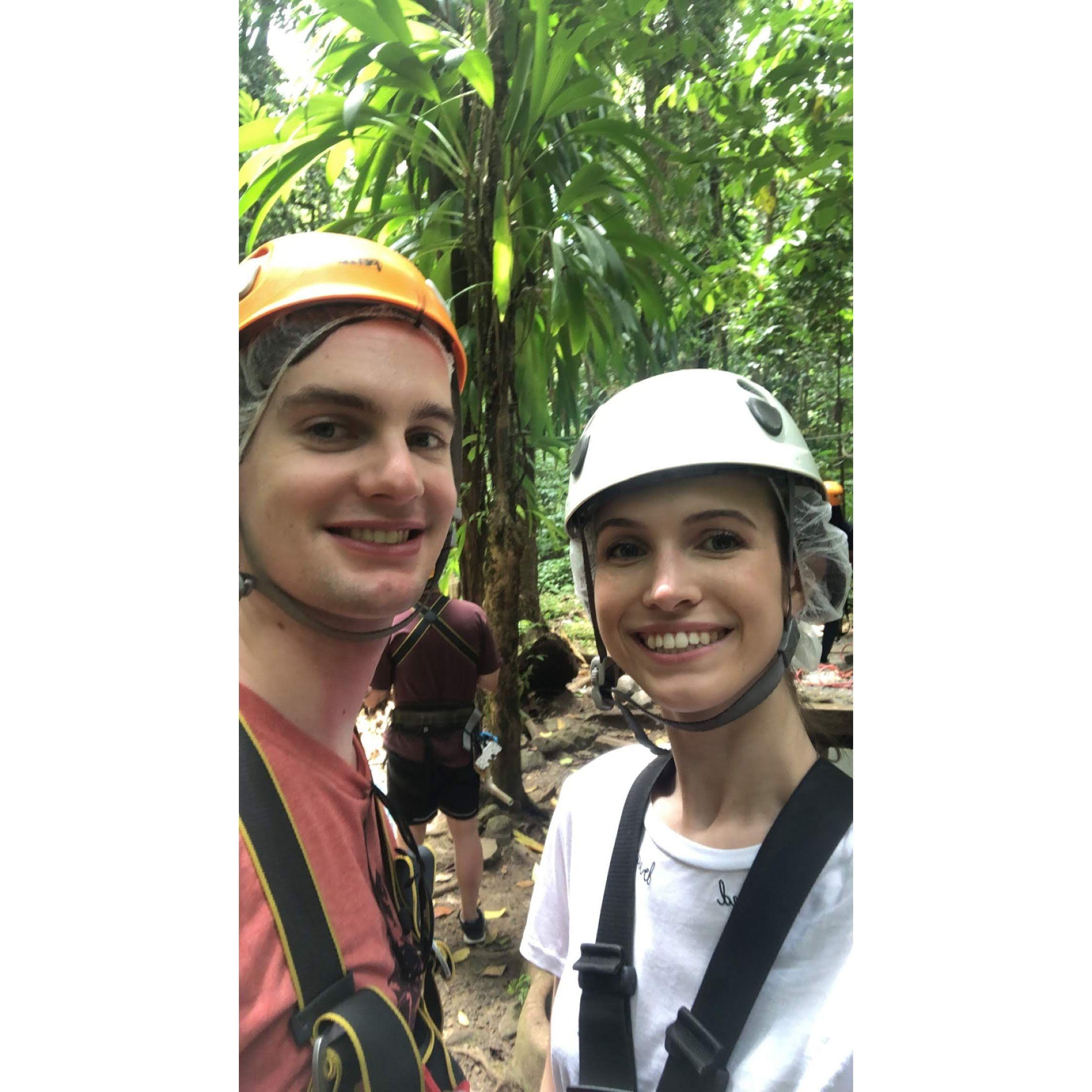 Ziplinning in St. Lucia