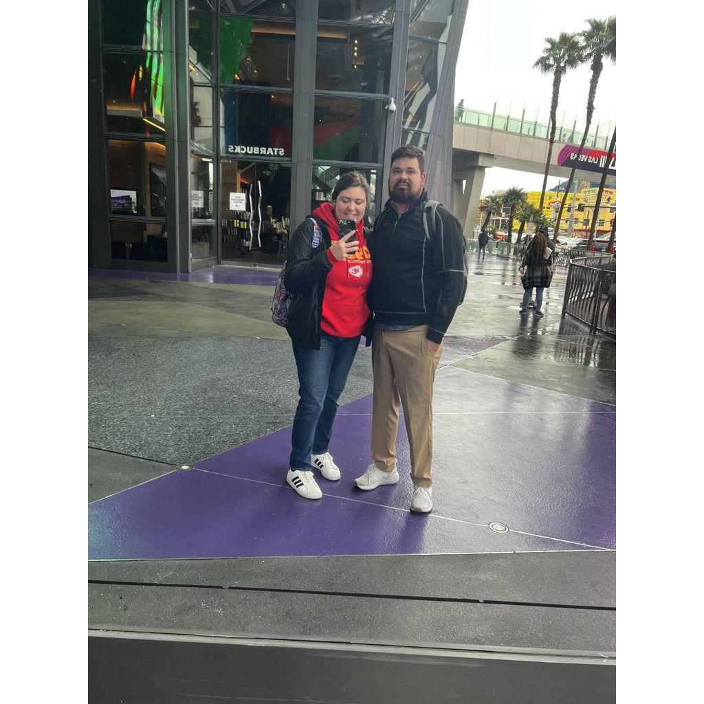 Rainy day in Vegas, our flight got delayed to go home