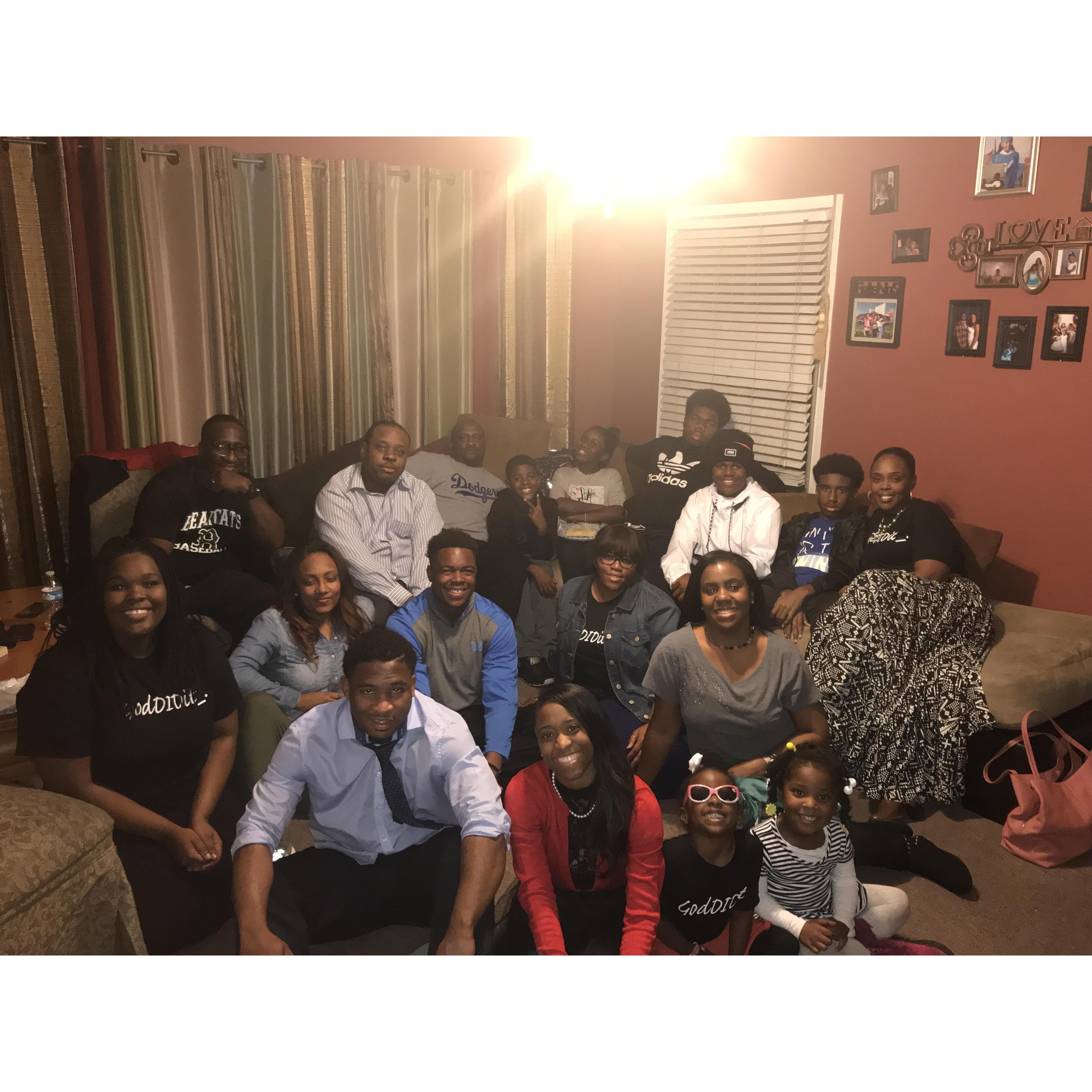 "MyHomeAwayfromHome" #CaliFamily - Surprise Get-together for 2017 Undergrad Graduation! (He got me that day, too.)